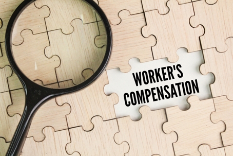 Search millions of images and videos free of AI-generated content  Search by image or video Magnifying glass and wooden puzzle with the word workers' compensation. form of insurance providing wage replacement and medical benefits to injured employees stock